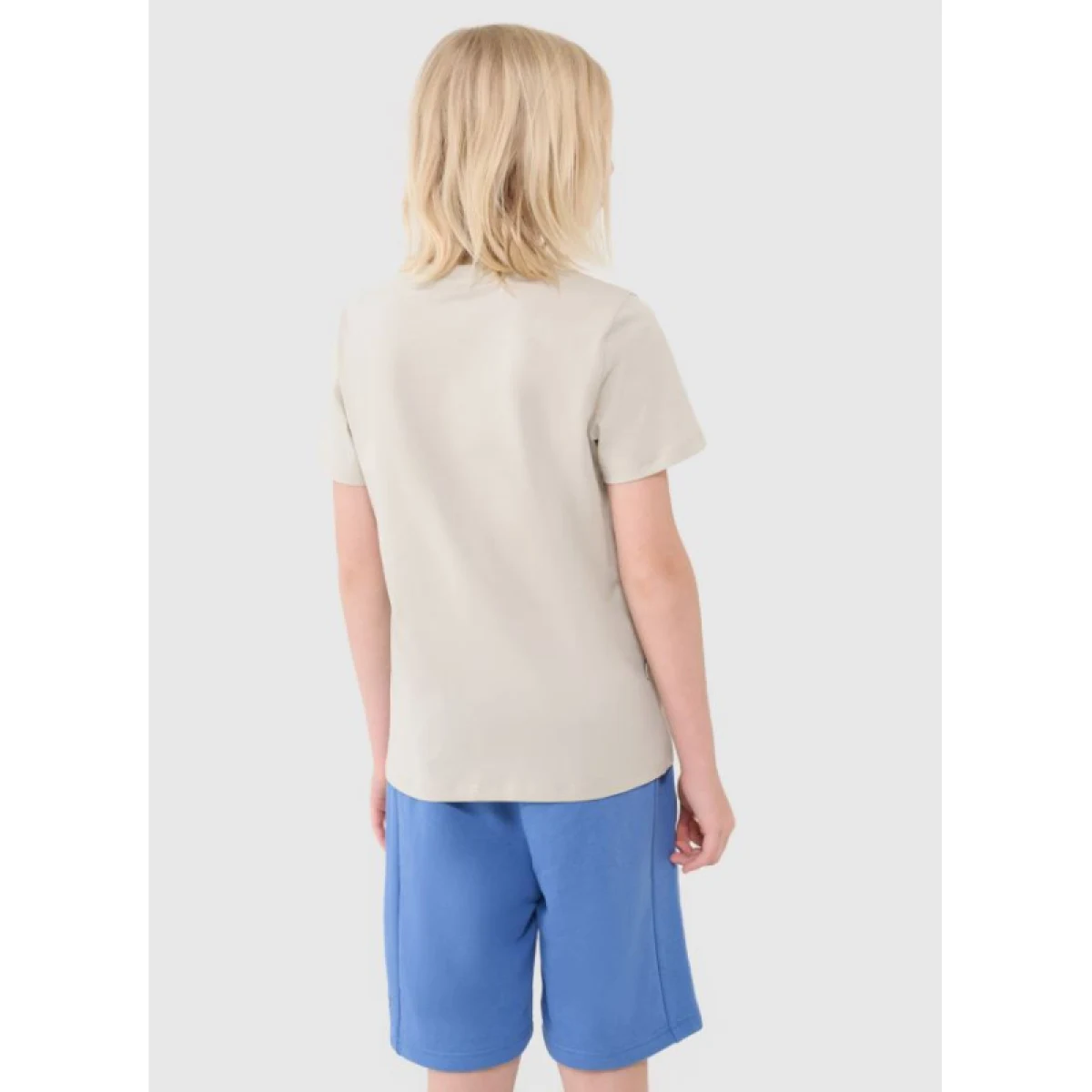 Chlapčenské teplákové kraťasy 4F JUNIOR SHORTS CAS M600-34S-LIGHT BLUE · záber 3