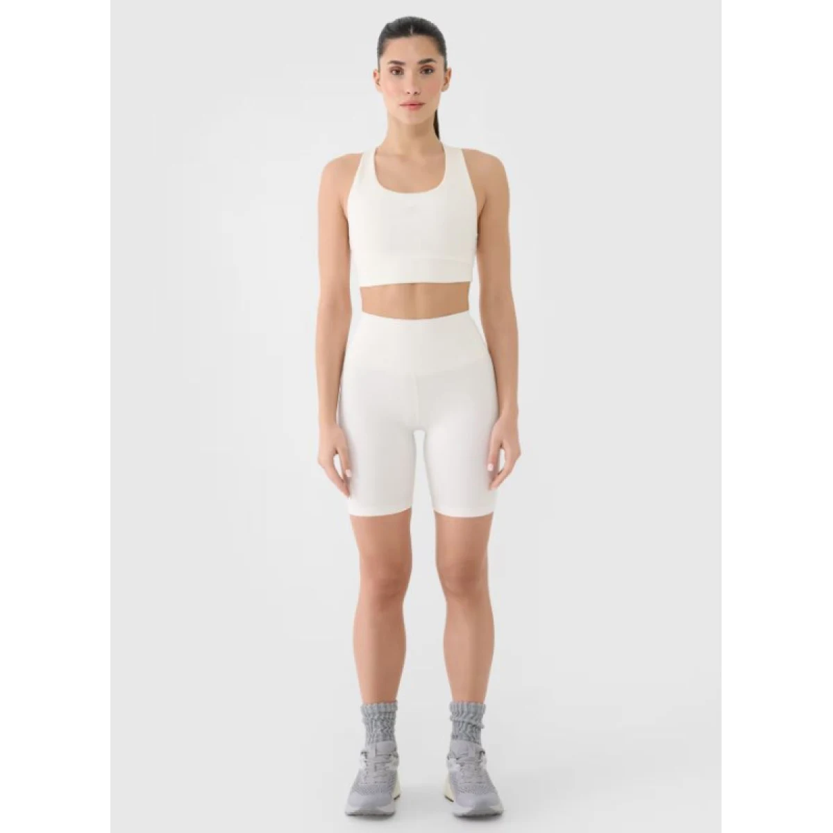 Dámska tréningová športová podprsenka 4F SPORT BRA F152-11S-OFF WHITE · záber 5