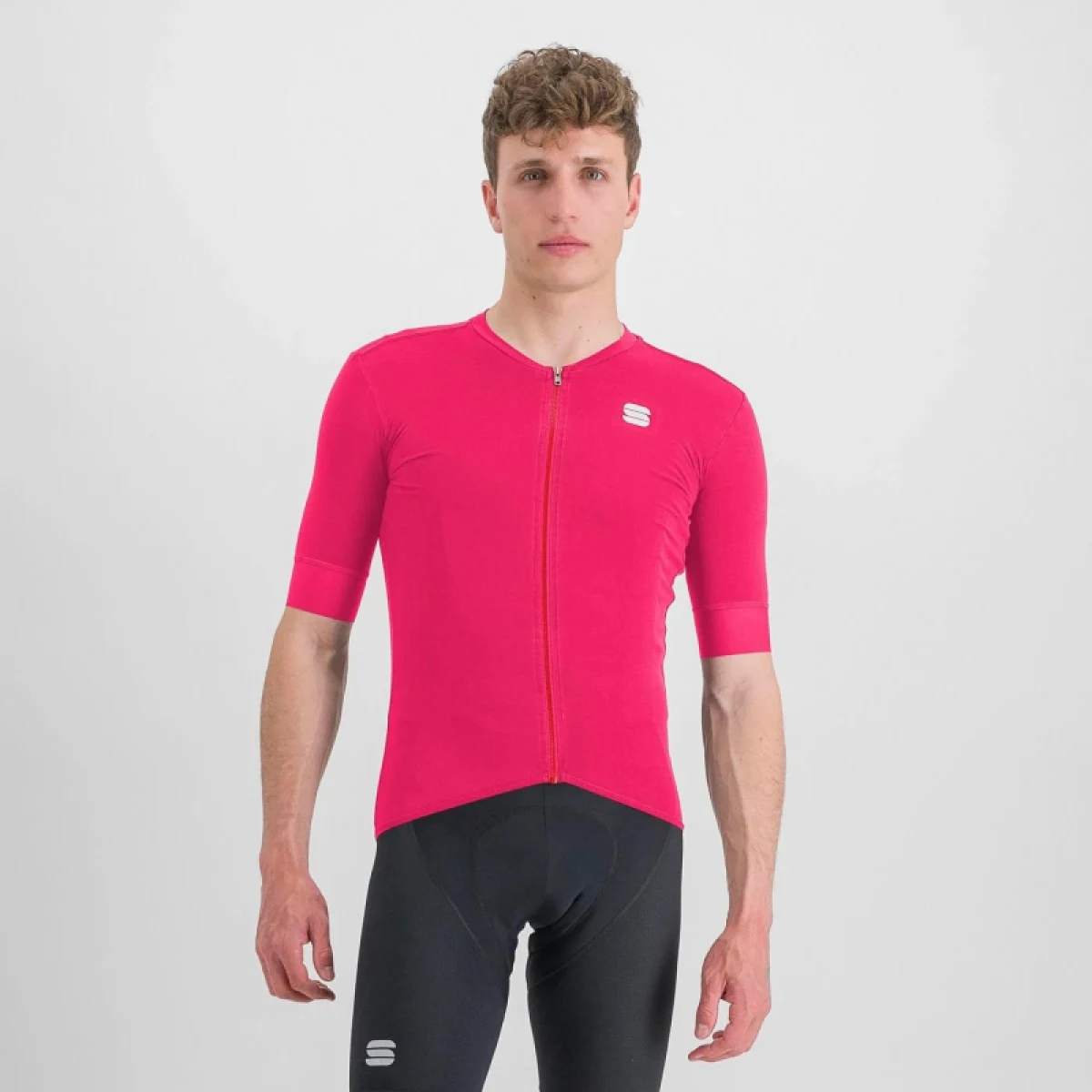 Pánsky cyklistický dres s krátkym rukávom SPORTFUL Monocrom jersey, pompelmo · záber 2