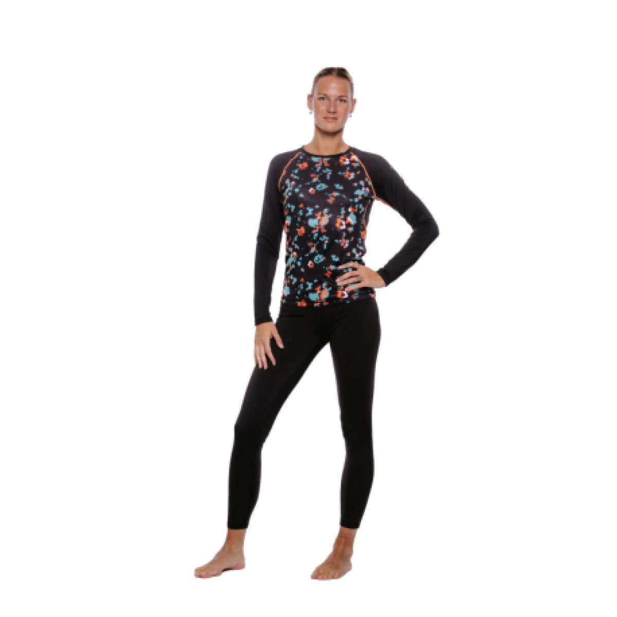 Dámske termo zateplené legíny AUTHORITY WARMIE II pants W black · záber 1