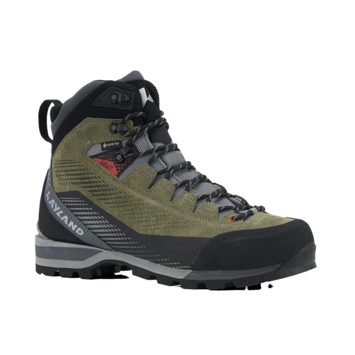 Pánska vysoká turistická obuv KAYLAND Grand Tour Gtx, Brown Green · záber 3