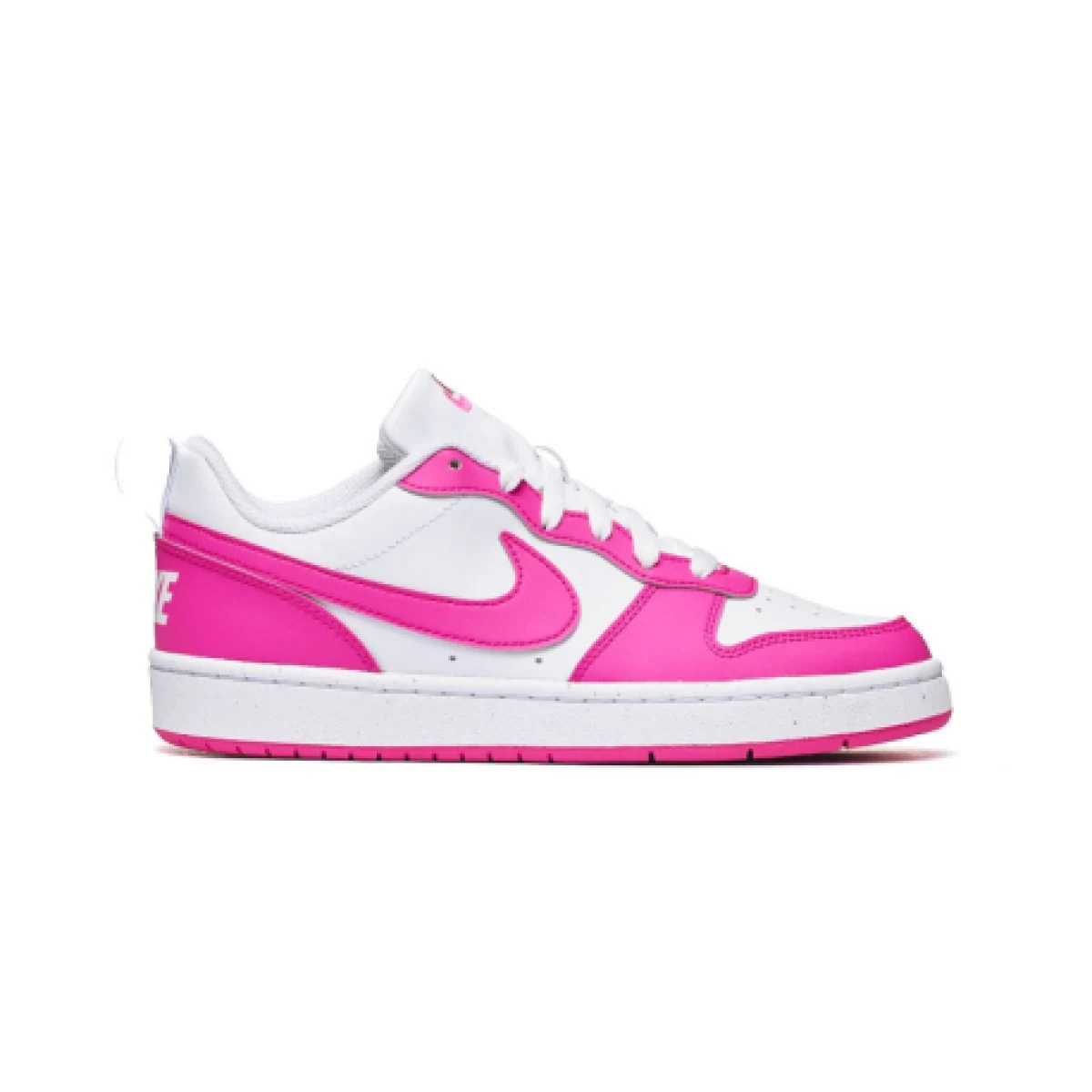 Dievčenská rekreačná obuv NIKE Court Borough Low Recraft Jr white laser fuchsia · záber 1