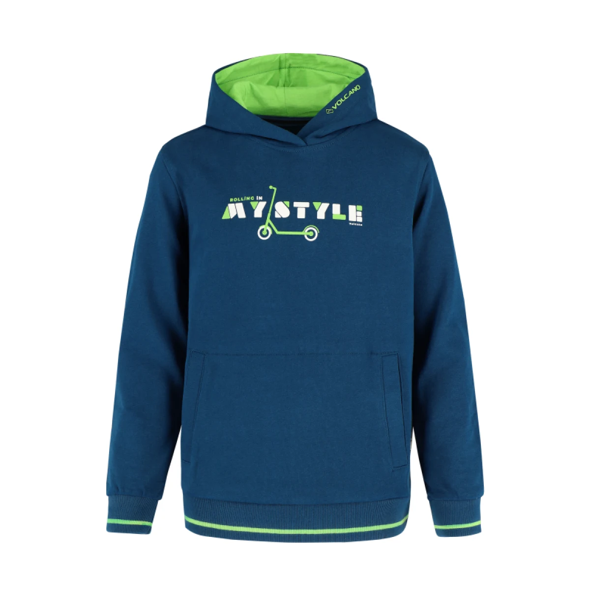 Chlapčenská mikina s kapucňou VOLCANO B-STYLE JUNIOR 613 BLUE DARK · záber 4