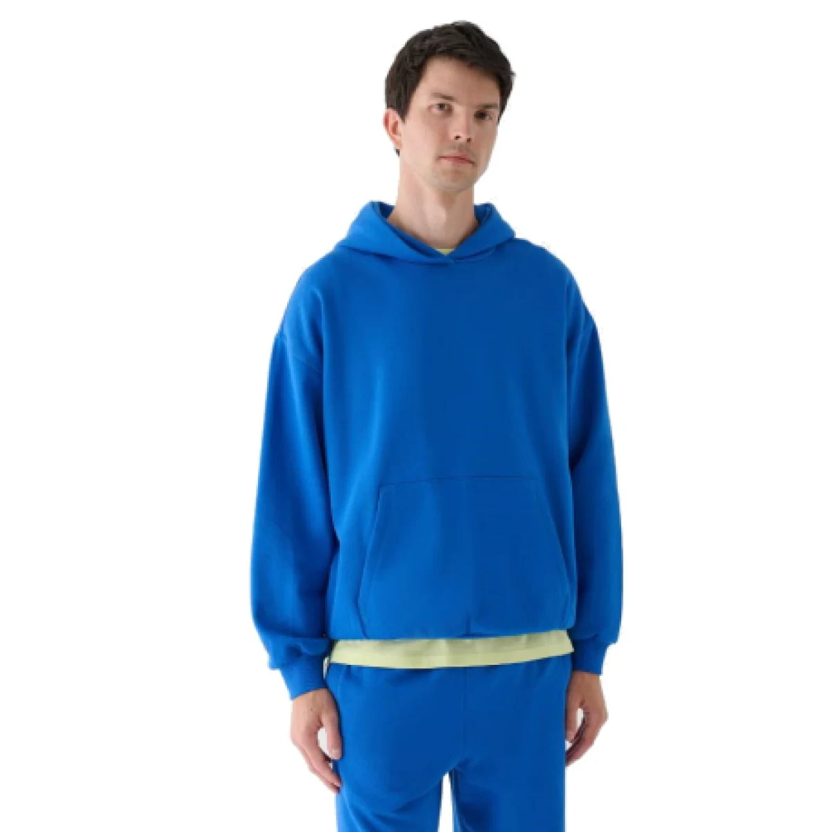 Pánska mikina s kapucňou 4F SWEATSHIRT-WAW24TSWSM1311-36S-COBALT · záber 1