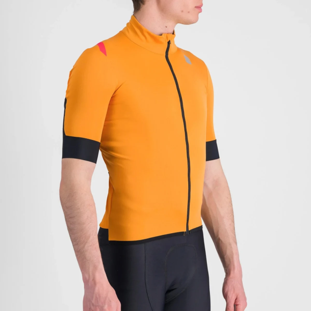 Pánska cyklistická bunda SPORTFUL Fiandre light no rain jacket s, dark gold · záber 4
