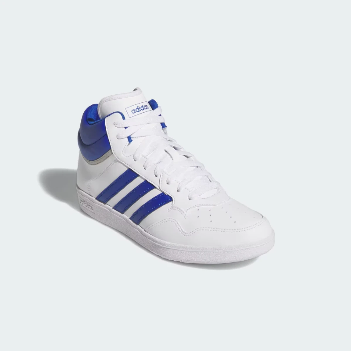 Pánska rekreačná obuv ADIDAS Hoops 4.0 Mid M cloud white royal blue grey two · záber 4