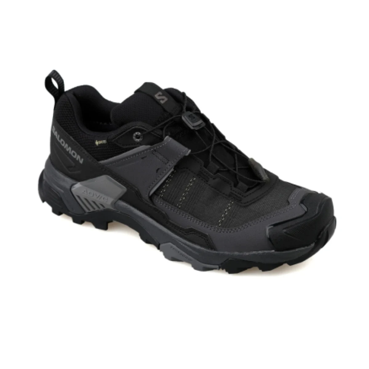 Pánska nízka turistická obuv SALOMON X Ultra 5 GTX M black asphalt castlerock · záber 1