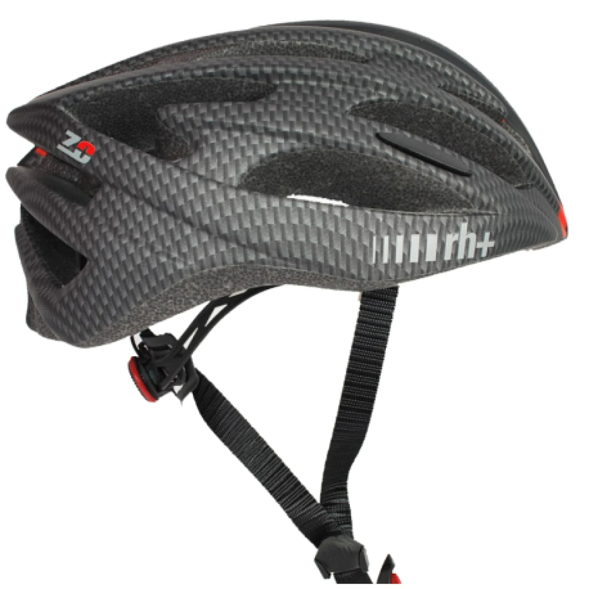 Cyklistická prilba RH+ Z Zero, matt black matt red matt dark · záber 1