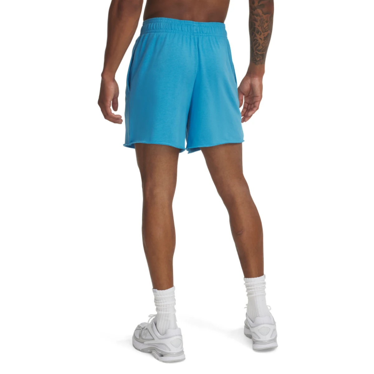 Pánske teplákové kraťasy UNDER ARMOUR UA Rival Terry 6in Short-BLU · záber 3