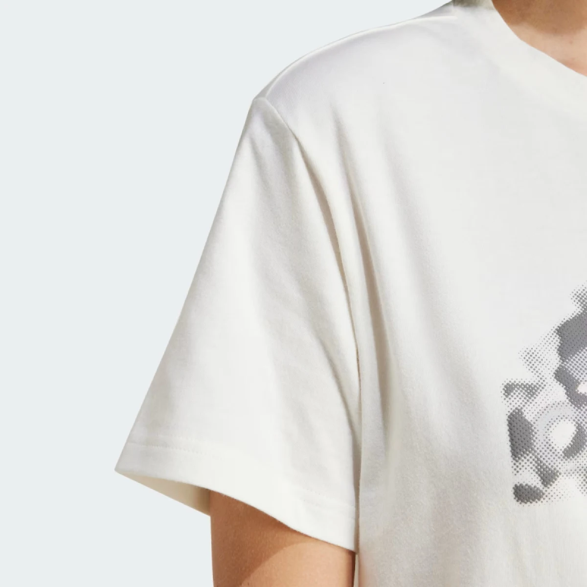 Dámske tričko s krátkym rukávom ADIDAS W FI LOGO T-IW5167-Beige · záber 5