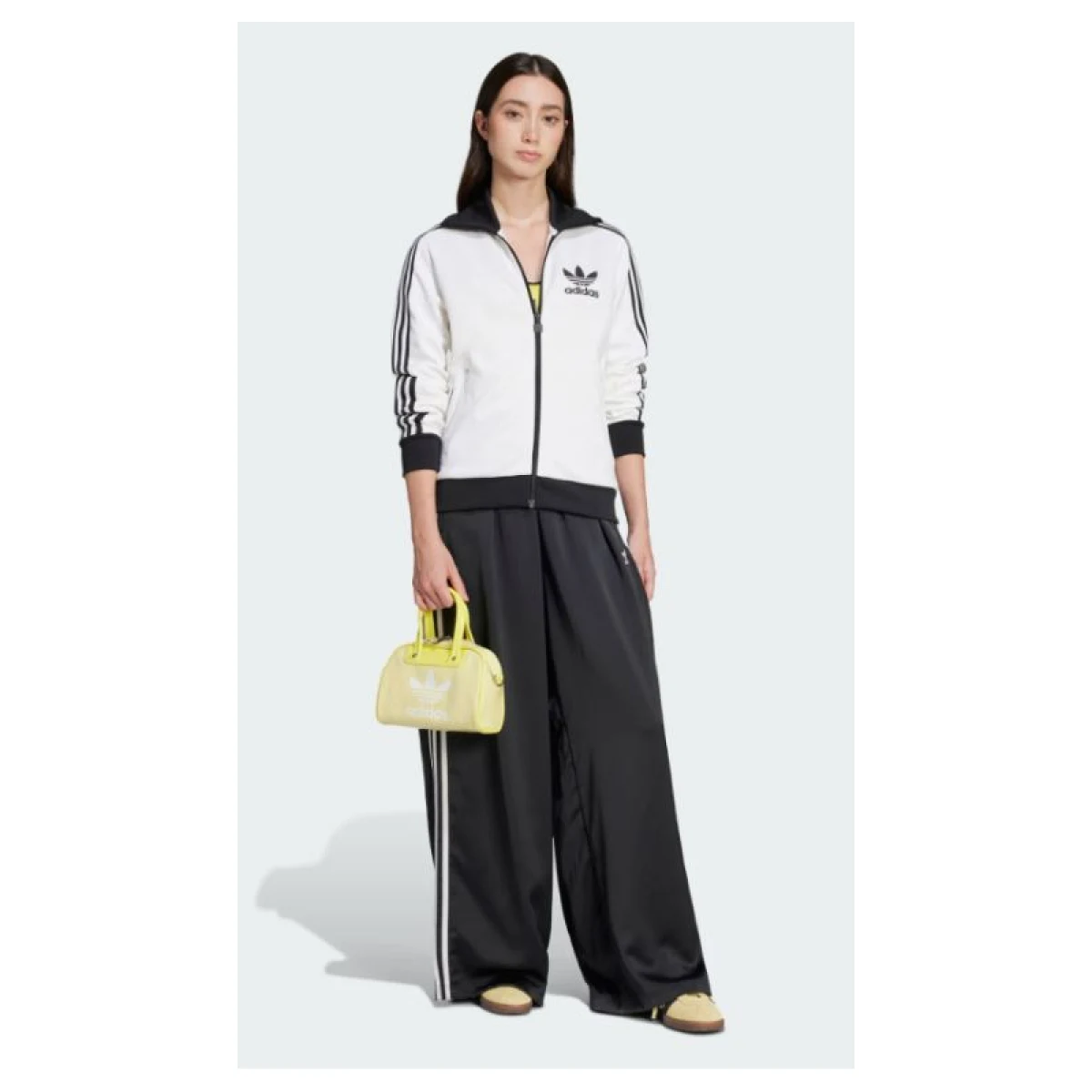 Dámska mikina so zipsom ADIDAS ORIGINALS CLASSIC TT-WHITE · záber 3