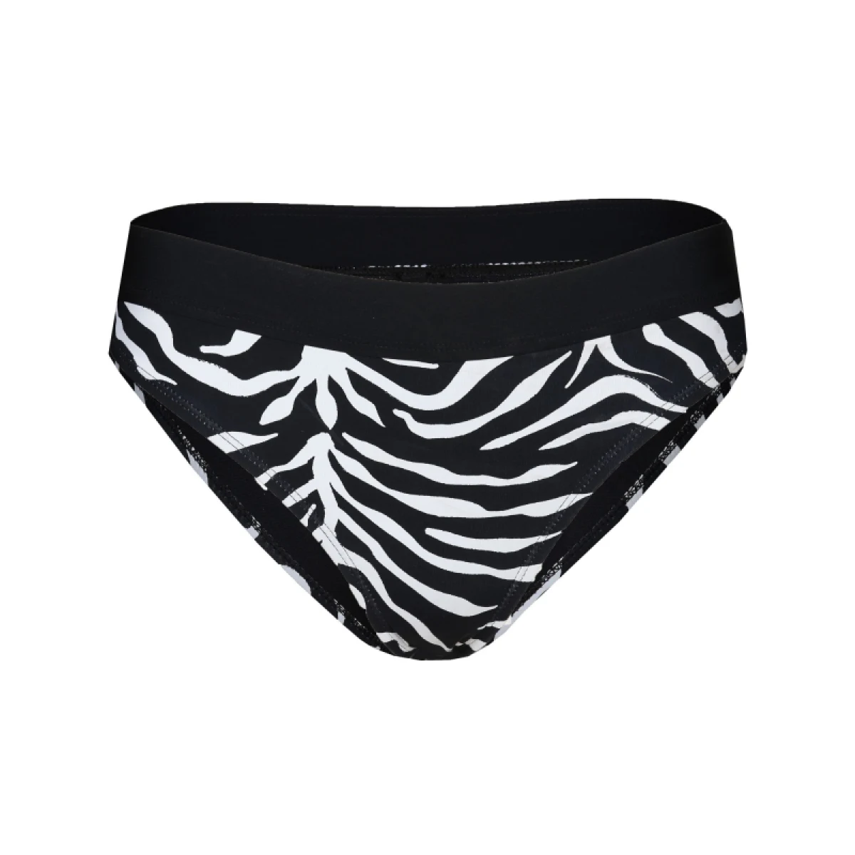 Dámske plavky spodný diel FUNDANGO Sahara Mid Waist Full Bottoms-903-black injun · záber 5