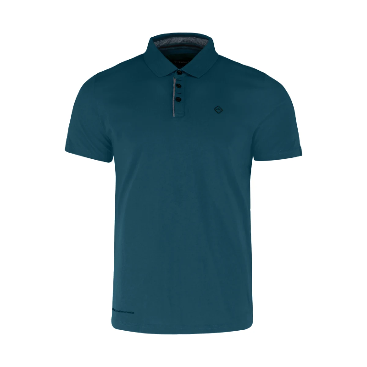 Pánske polo tričko s krátkym rukávom VOLCANO NIKOS-603-TURQUOISE · záber 5