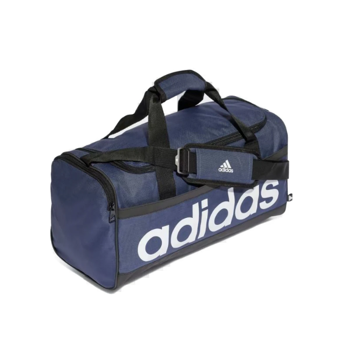 Cestovná taška ADIDAS LINEAR DUFFEL S SHANAV BLACK WHITE · záber 2