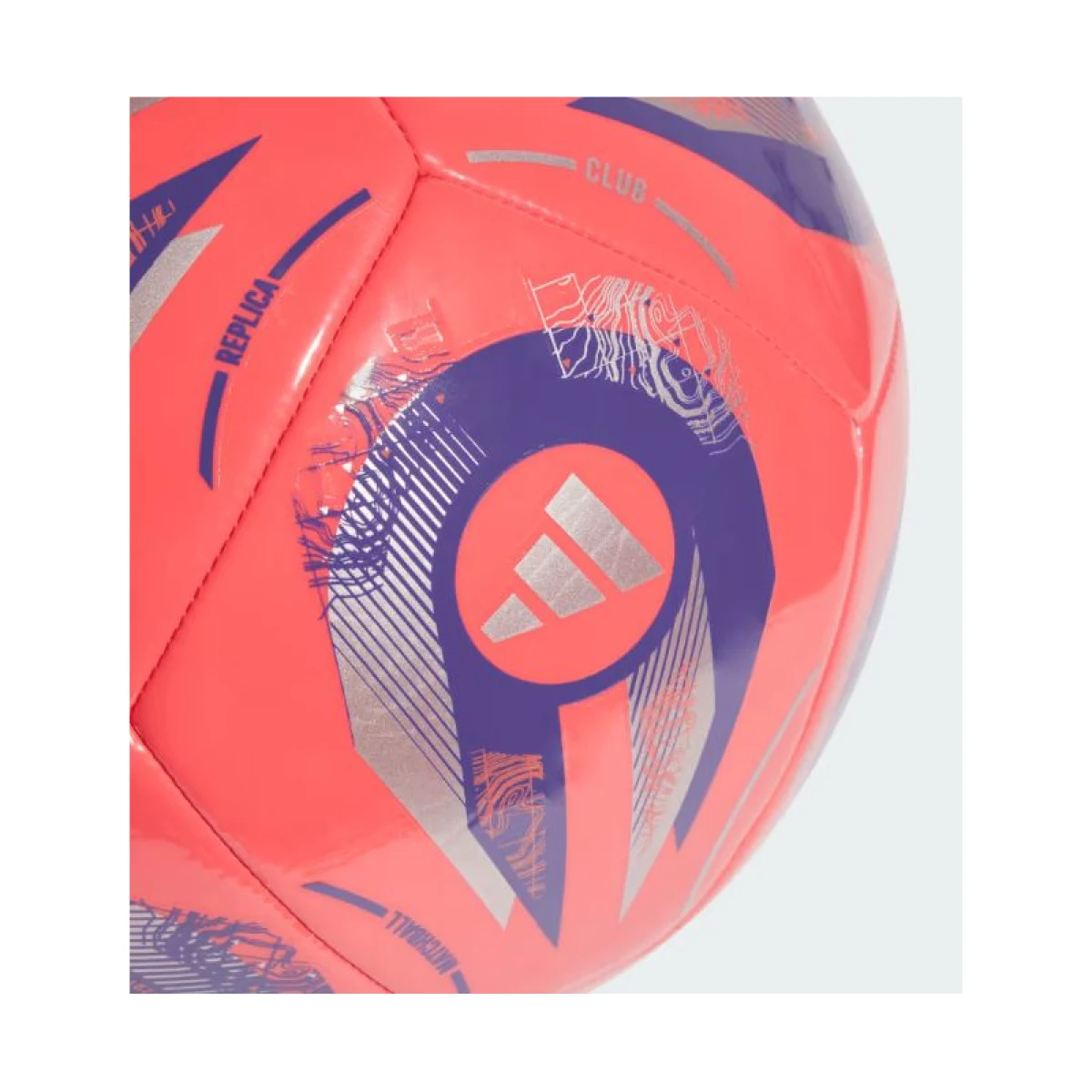 Futbalová lopta ADIDAS W EURO25 CLB PANTON PANTON SILVMT · záber 3