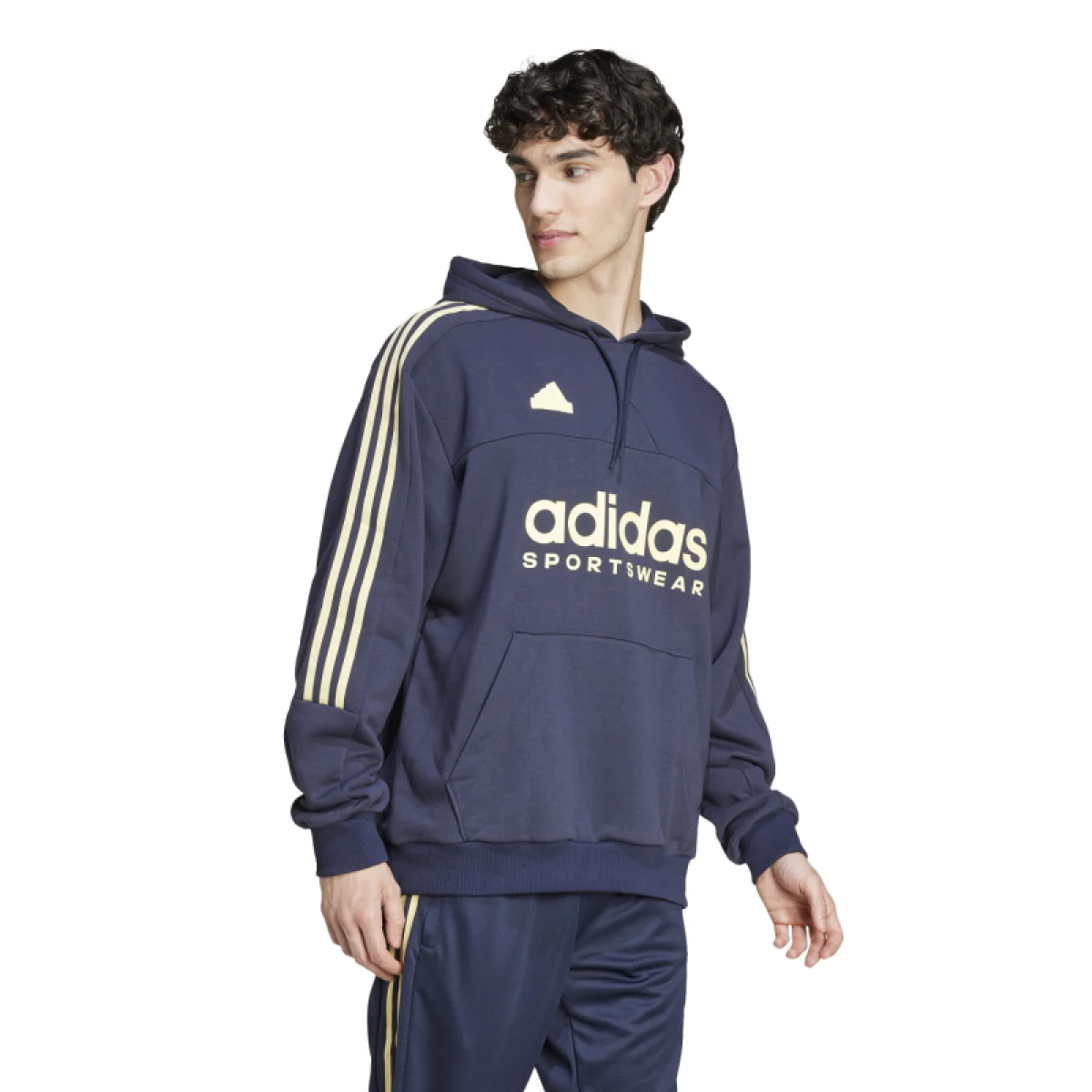 Pánska mikina s kapucňou ADIDAS M TIRO FT HDY-JE2936-Blue · záber 2