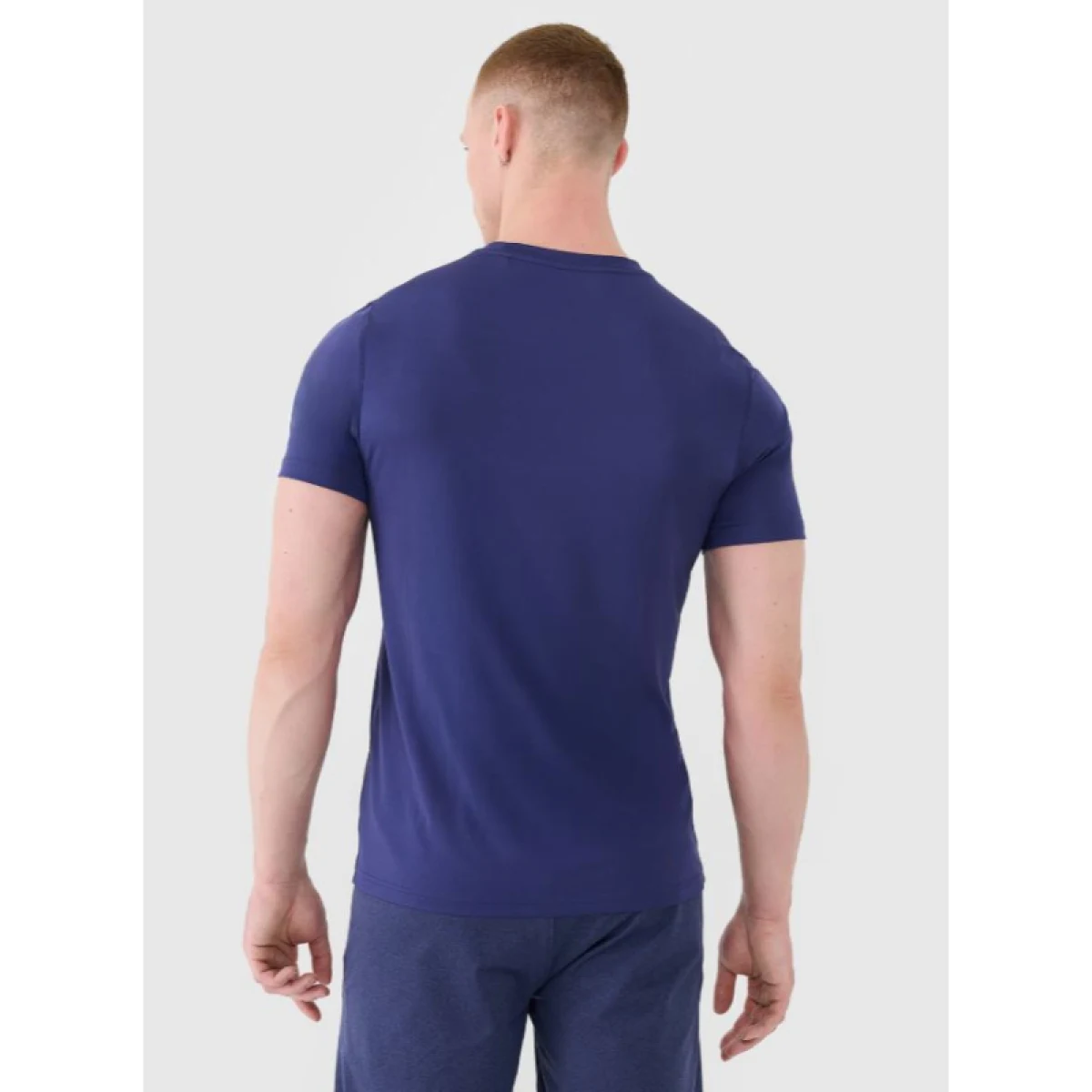 Pánske tréningové tričko s krátkym rukávom 4F TSHIRT FNK M1343-30S-DARK BLUE · záber 3
