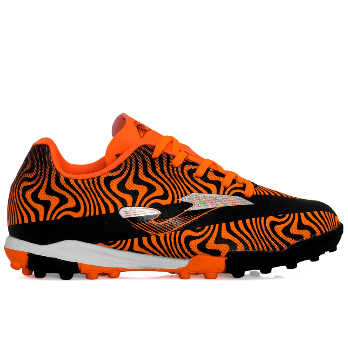 Chlapčenské futbalové kopačky turfy JOMA Evolution 2501 Jr TF black orange · záber 2