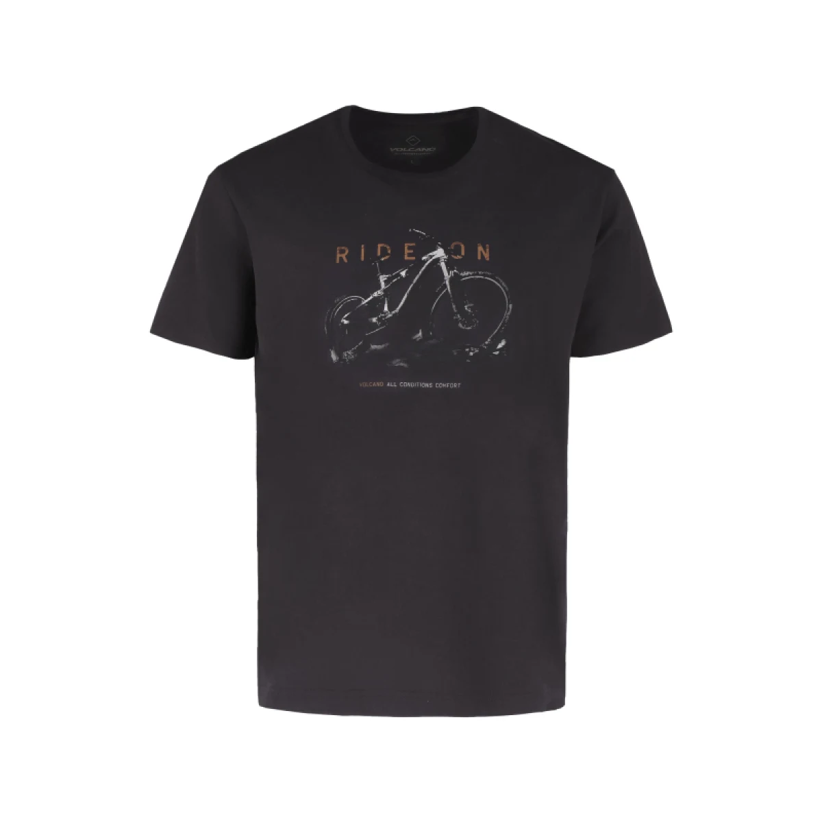 Pánske tričko s krátkym rukávom VOLCANO RIDEON 701-GRAPHITE · záber 4