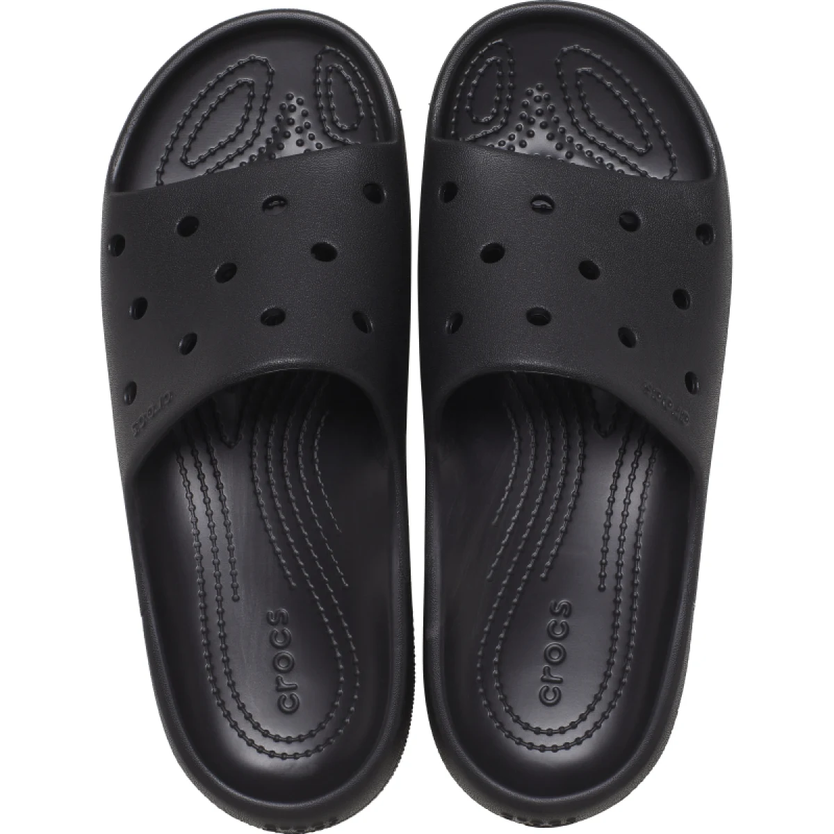 Šlapky (plážová obuv) CROCS Classic Slide V2 black · záber 4