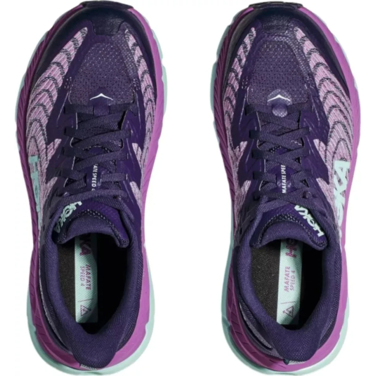 Dámska bežecká trailová obuv HOKA Mafate Speed 4 W night sky orchid flower · záber 3