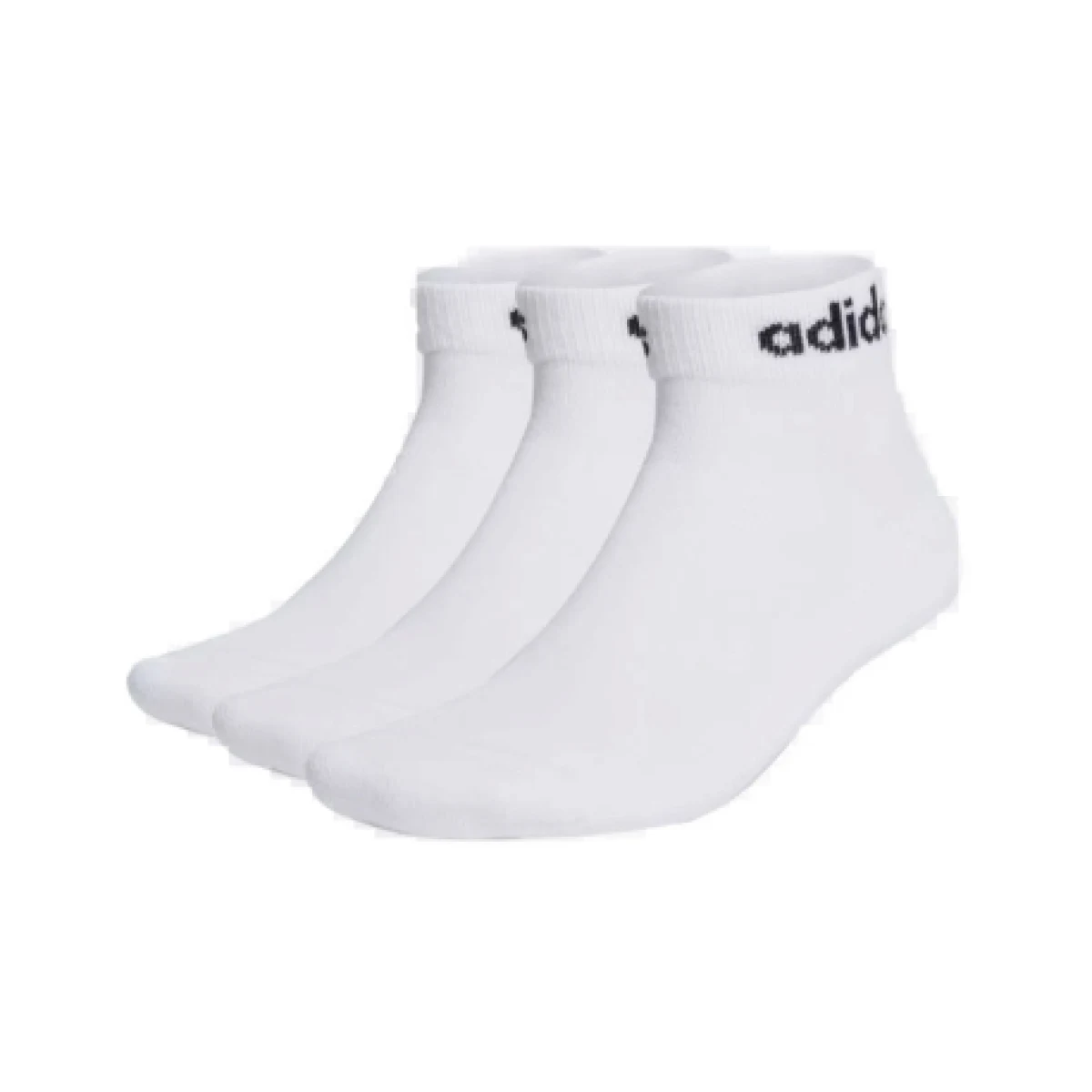 Ponožky ADIDAS C LIN ANKLE 3P-3 pack-WHITE BLACK · záber 1