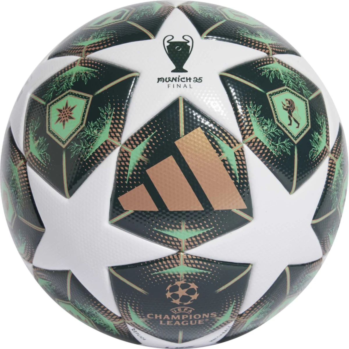 Futbalová lopta ADIDAS UCL LGE BOX WHITE SHAGRN HIREGR · záber 2