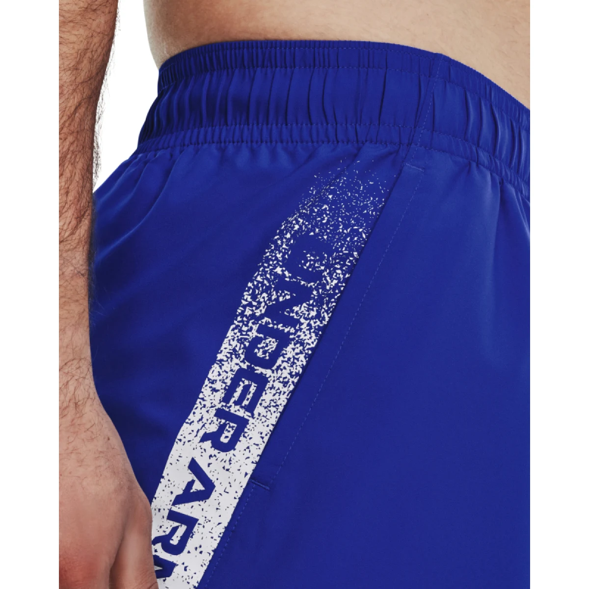 Pánske tréningové kraťasy UNDER ARMOUR UA Woven Graphic Shorts-1370388-401 BLU · záber 4