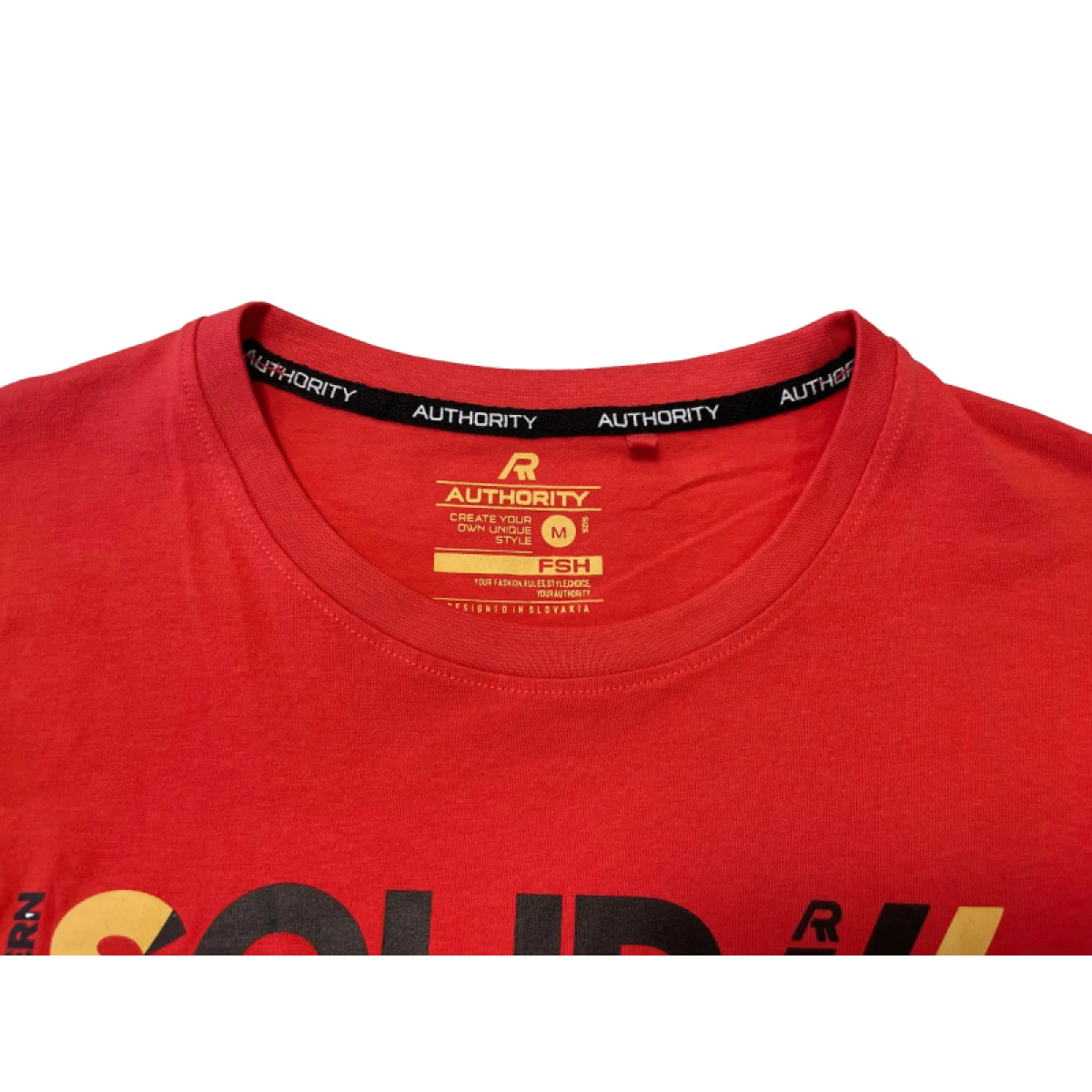 Pánske tričko s krátkym rukávom AUTHORITY T-SOLID M red · záber 3