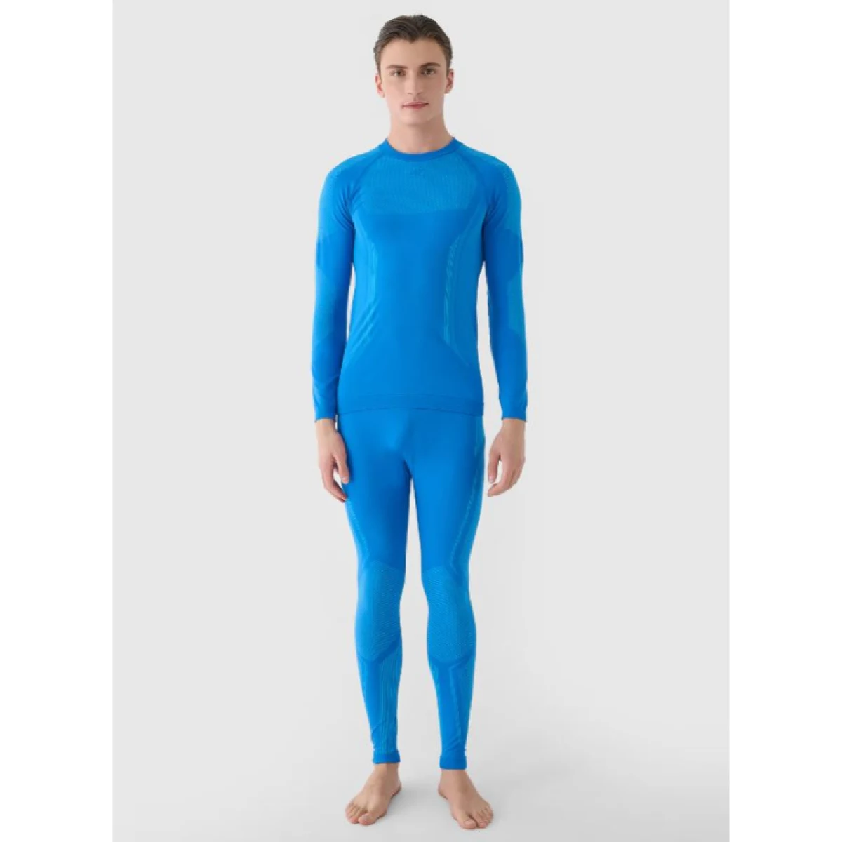 Pánske termo nohavice 4F SEAMLESS UNDERWEAR-WAW24USEAM166-33S-BLUE · záber 3