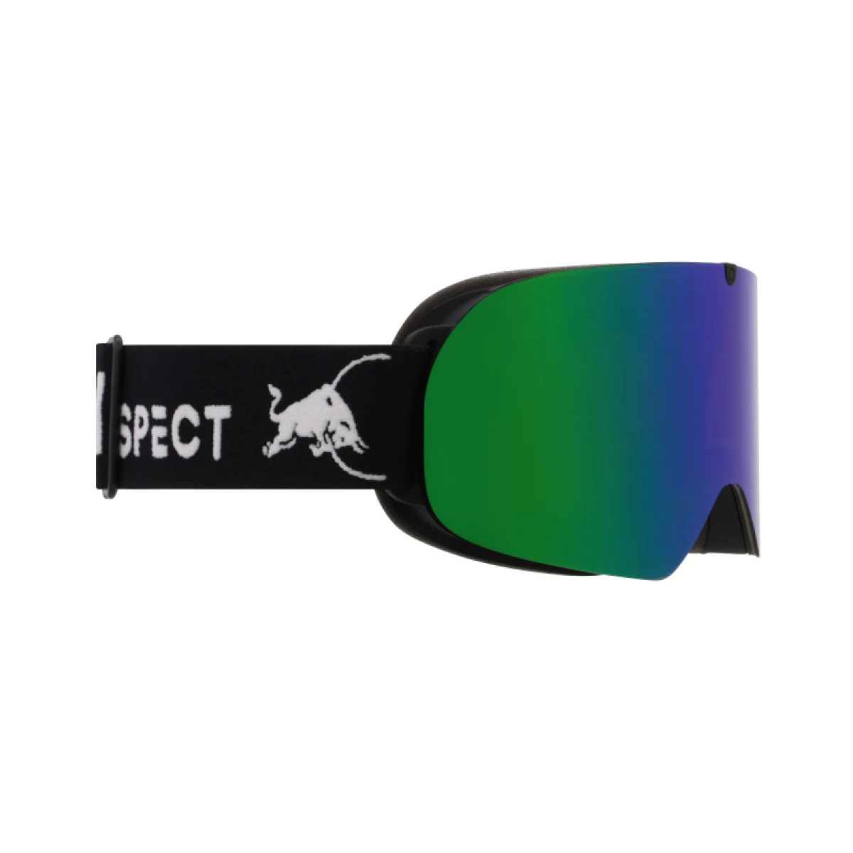 Lyžiarske okuliare RED BULL SPECT SOAR-15GR3, black brown with green mirror · záber 2