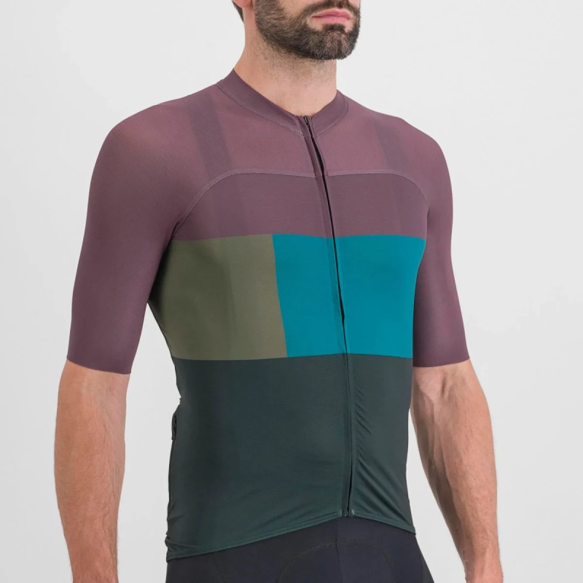 Pánsky cyklistický dres s krátkym rukávom SPORTFUL Snap jersey, scarab huckleberry · záber 4