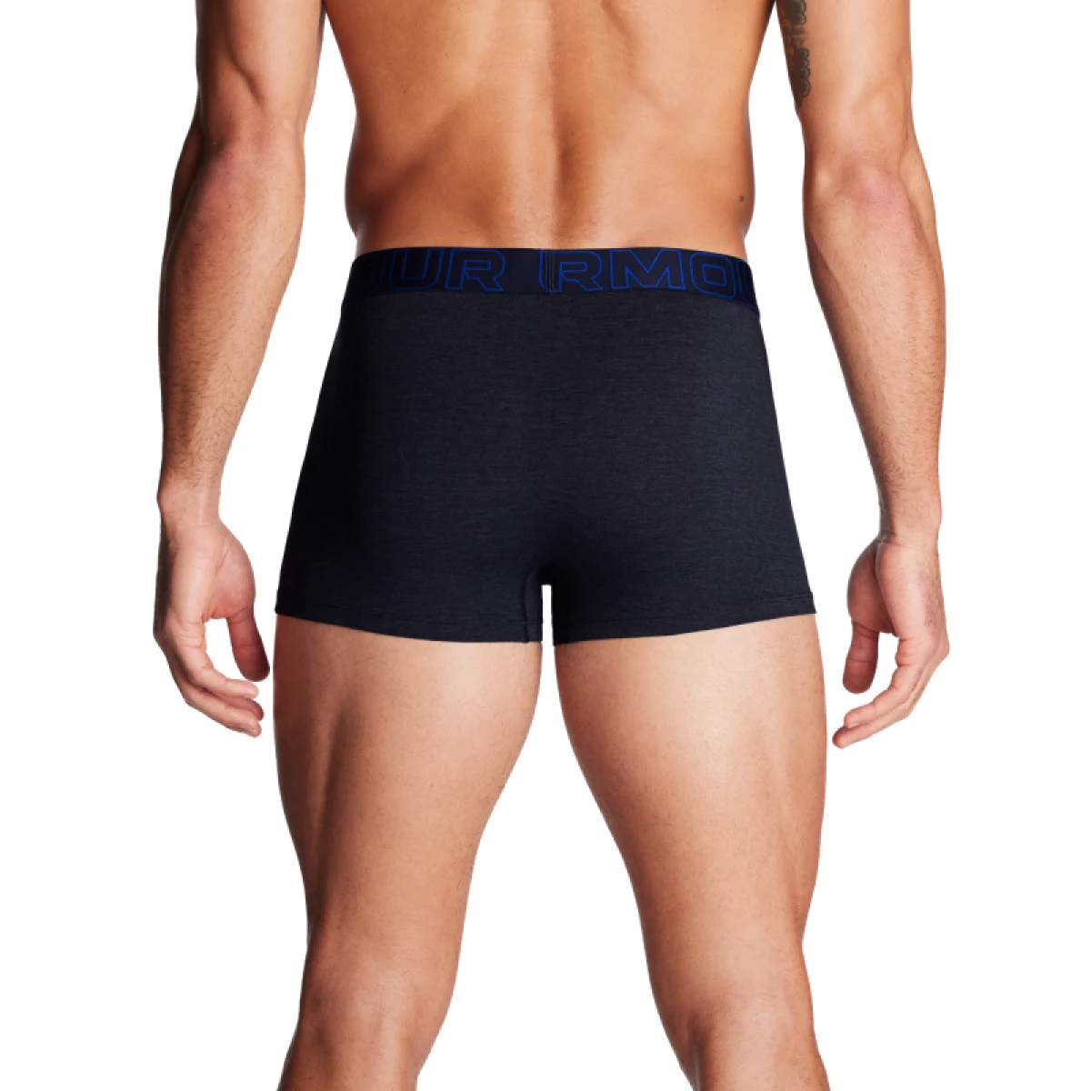 Pánske boxerky UNDER ARMOUR 3 PACK-UA PERFORMANCE COTTON SOLID 3in-BLU · záber 3