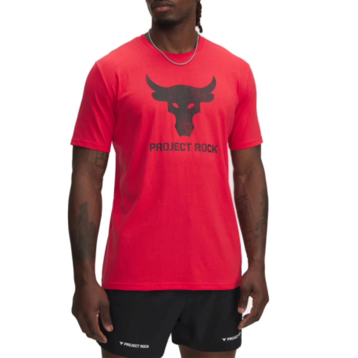 Pánske tričko s krátkym rukávom UNDER ARMOUR PROJECT ROCK UA Brahma Bull SS-RED · záber 1