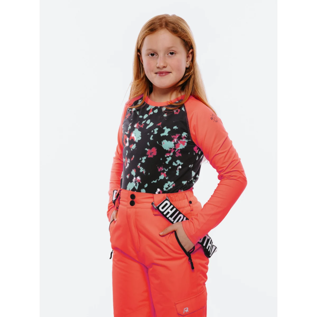 Juniorské lyžiarske nohavice AUTHORITY SP-SNOWTIME pink · záber 4