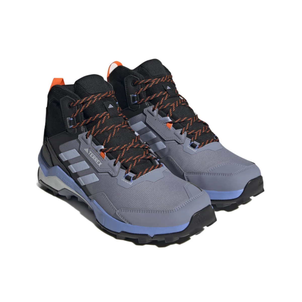 Pánska členková turistická obuv ADIDAS Terrex AX4 Mid GTX silver violet blue dawn core black · záber 4