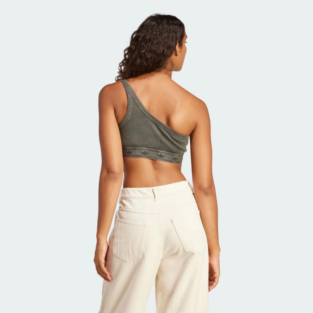 Dámska tréningová športová podprsenka ADIDAS ORIGINALS RIB BRA TOP-JC7558-Black · záber 3
