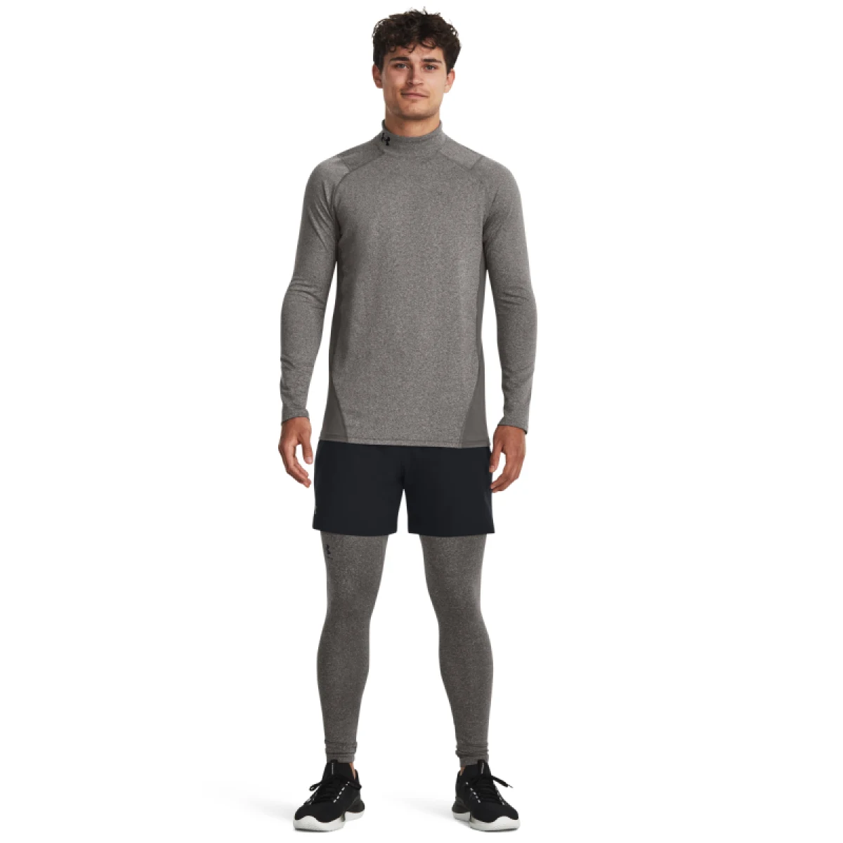 Pánske zateplené legíny UNDER ARMOUR UA CG Armour Leggings-GRY · záber 5