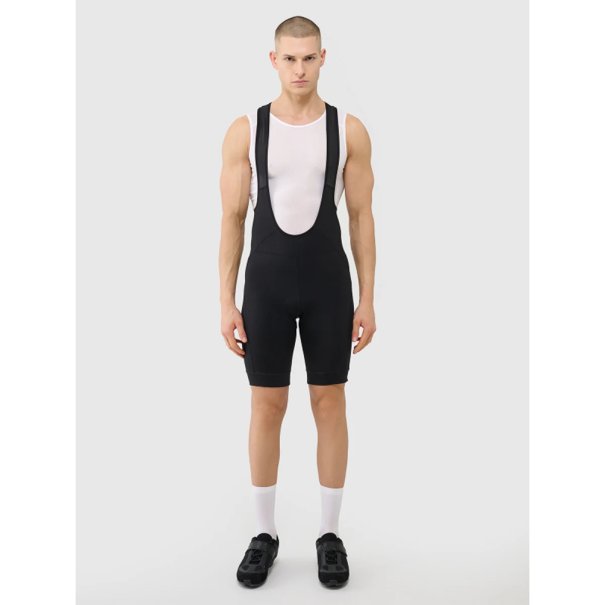 Pánske tréningové tričko bez rukávov 4F SLEEVELESS FNK-WSS25TFSLM433-11S-OFF WHITE · záber 4