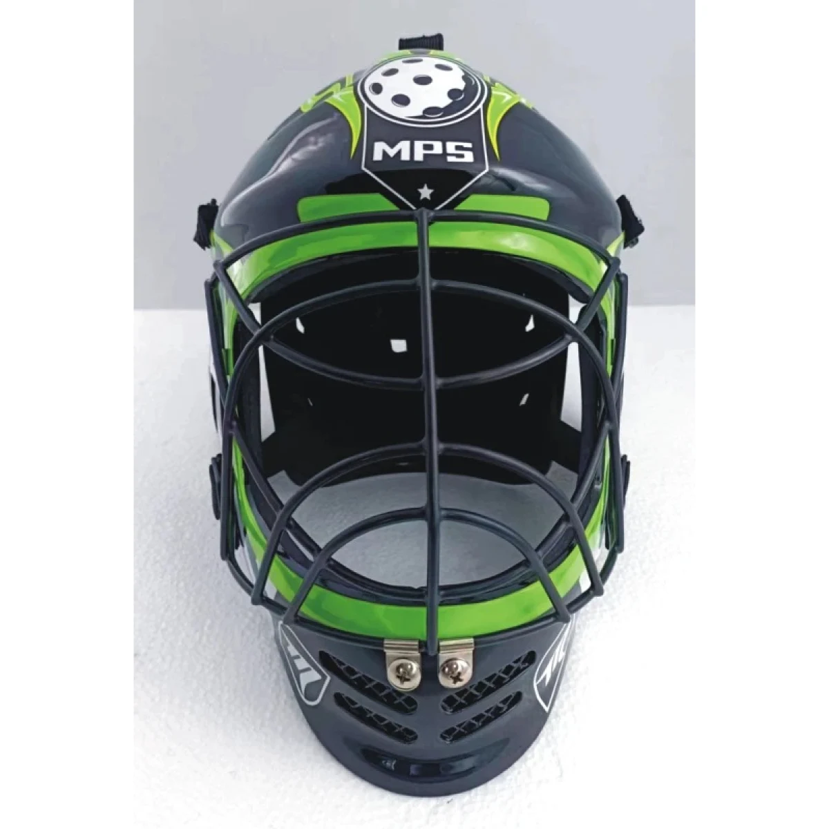 Florbalová maska MPS PRO FLAME - Black Green · záber 4