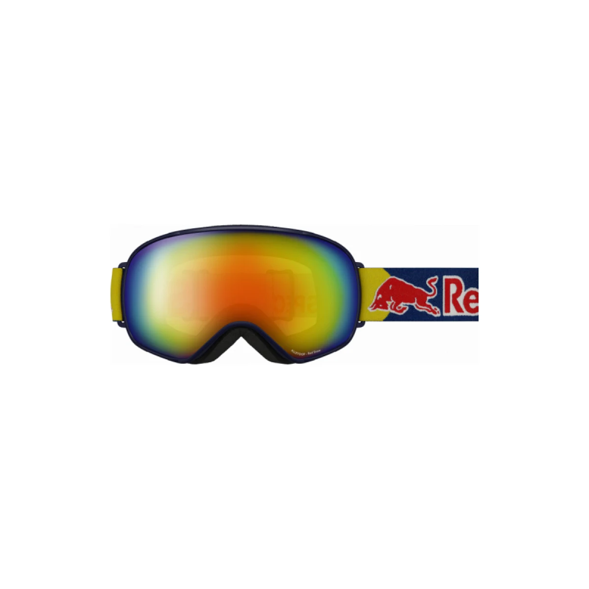 Lyžiarske okuliare RED BULL SPECT ALLEY-OOP-007, matt dark blue, orange with red mirror, CAT2 · záber 2