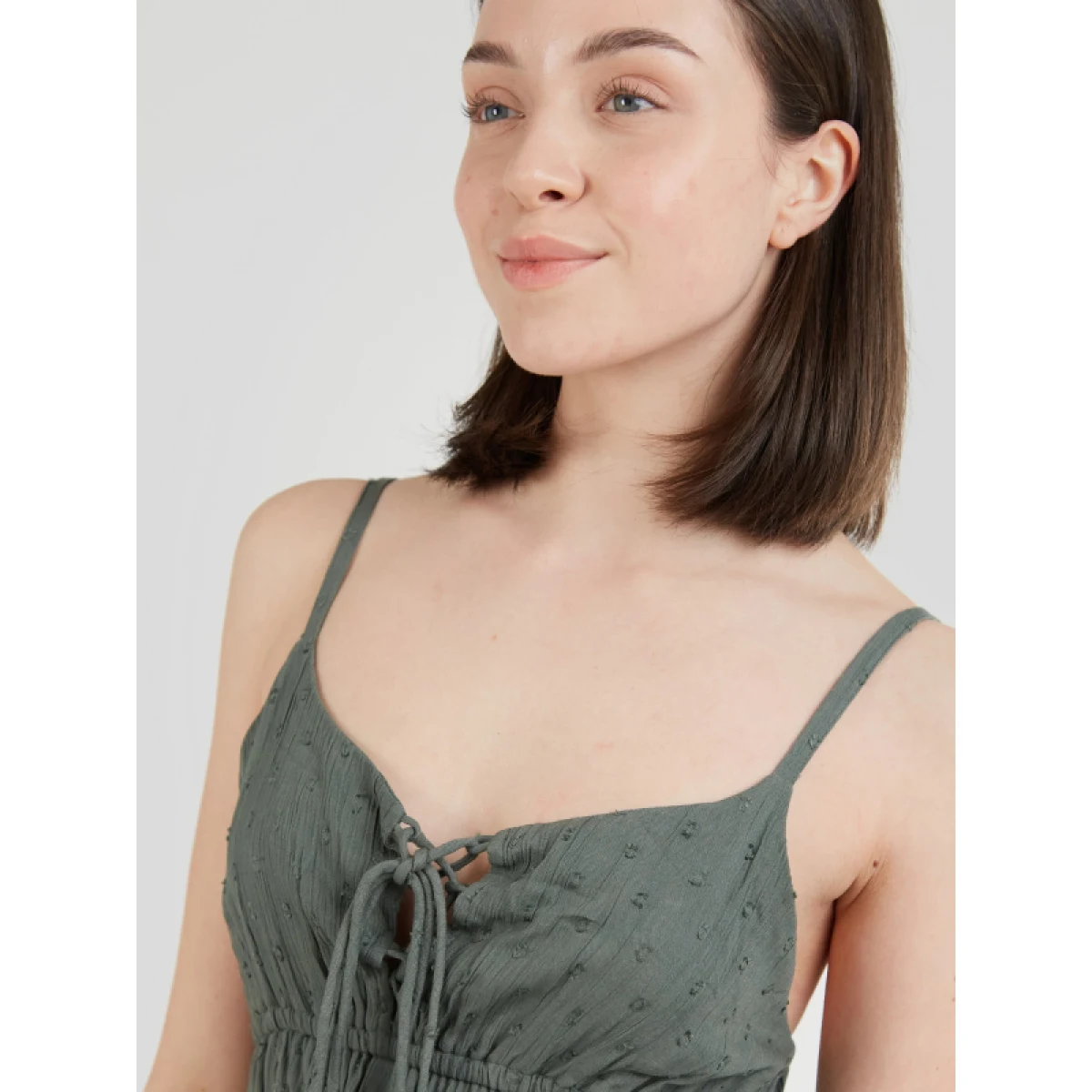 Dámske šaty FUNDANGO Sarah Mono Dress-537-khaki · záber 5