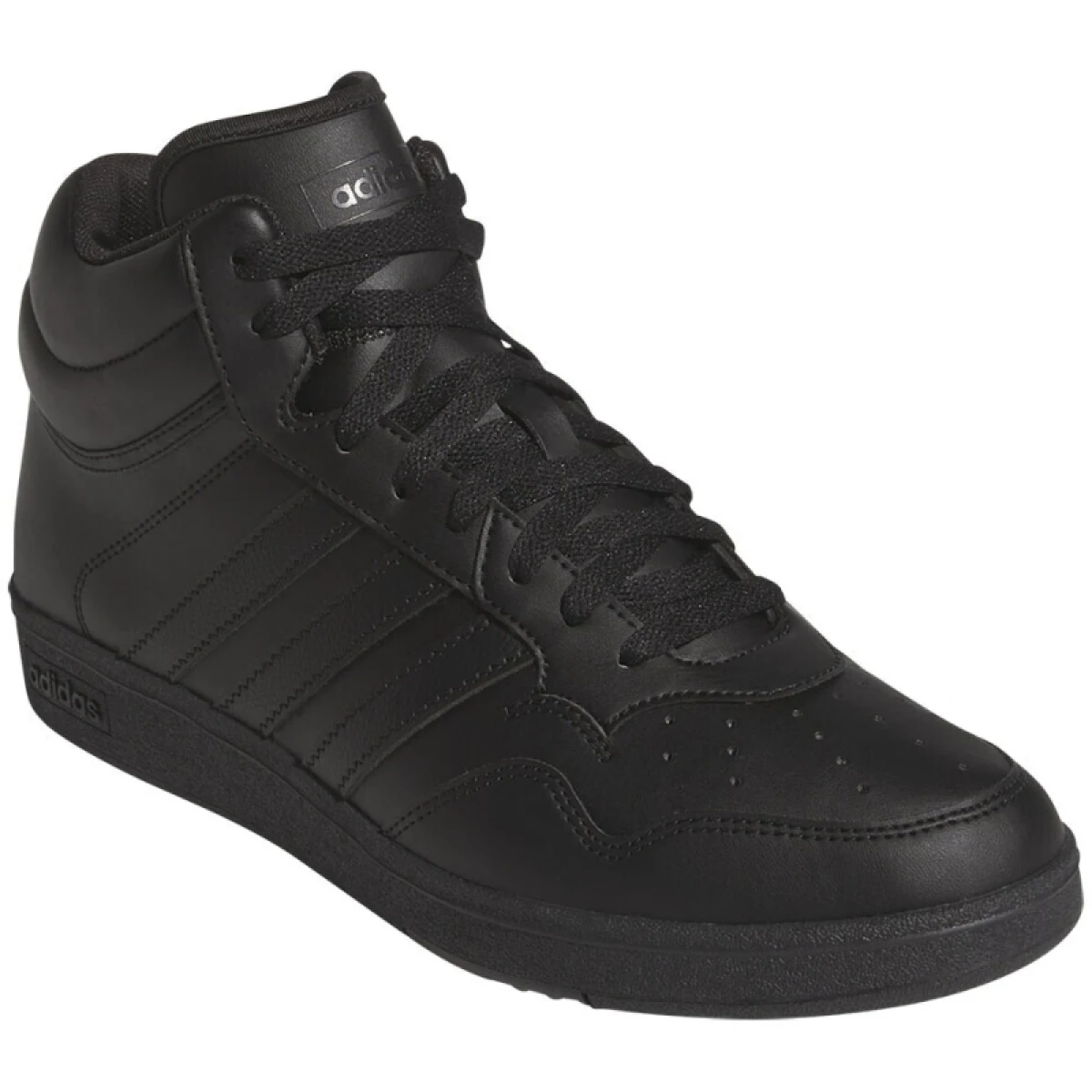 Pánska rekreačná obuv ADIDAS Hoops 4.0 Mid M core black core black cloud white · záber 2