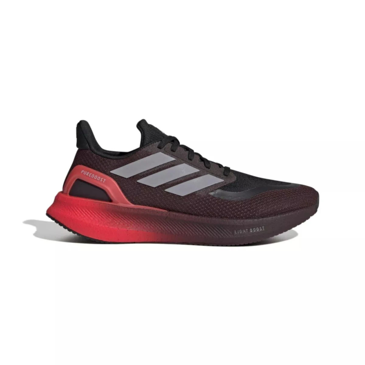 Pánska bežecká obuv ADIDAS Pureboost 5.0 aurora ruby glory grey lucid red · záber 2
