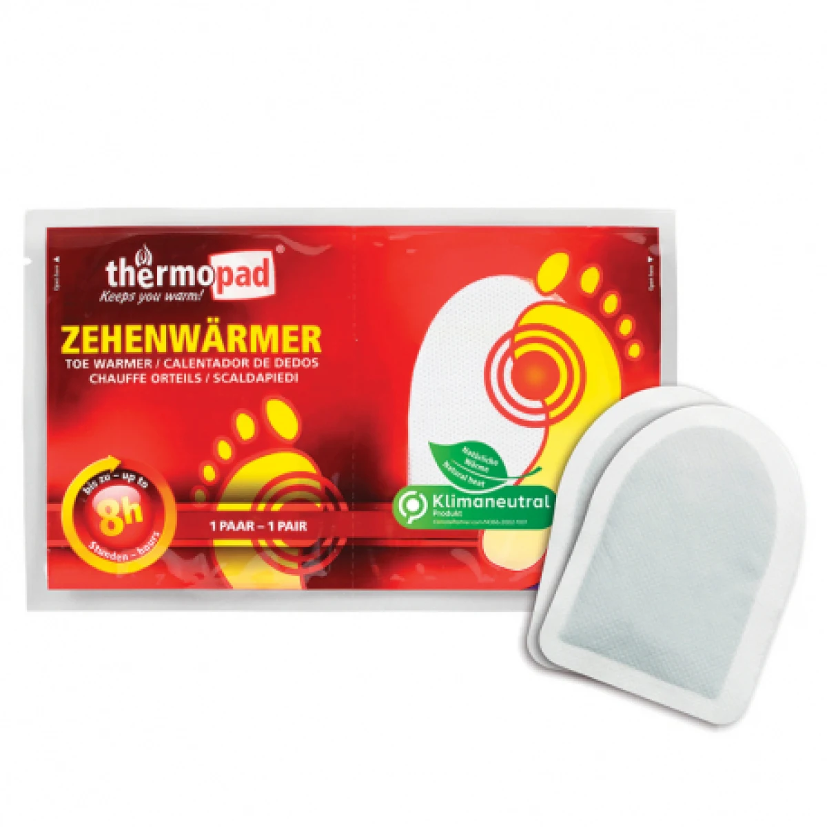 Jednorázový ohrievač THERMOPAD Toe warmer-adhesive · záber 1