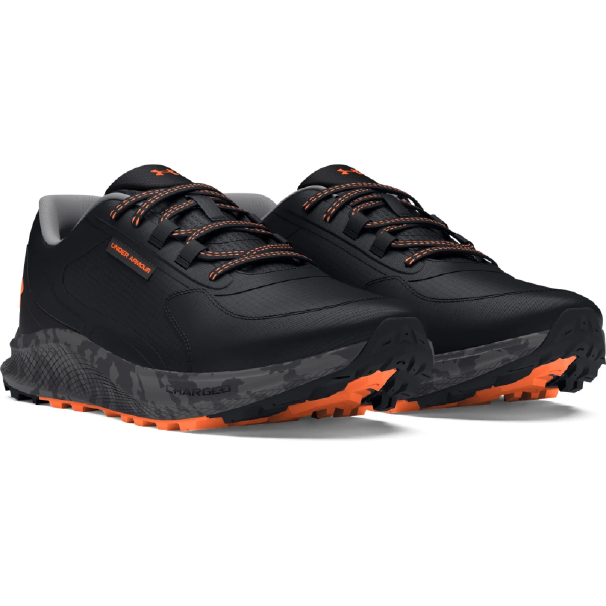 Pánska bežecká trailová obuv UNDER ARMOUR UA Bandit TR 3 black black orange blast · záber 5