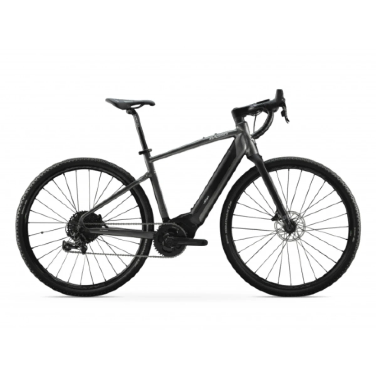 Gravel elektrobicykel BASSO Vega, anthracite, Sram Apex, Microtech MX25 · záber 1