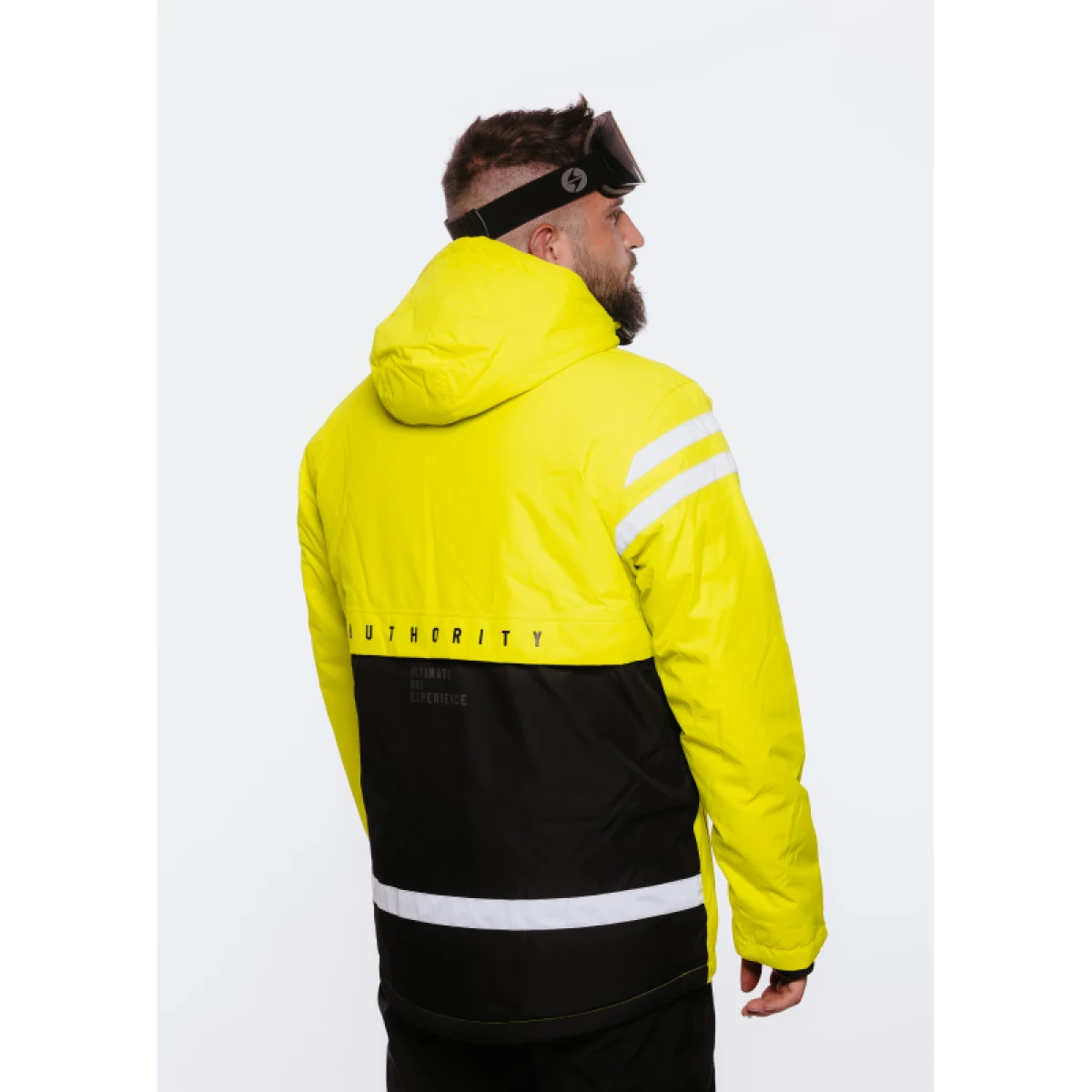 Pánska lyžiarska bunda AUTHORITY SJ-ATENTION neon green · záber 5