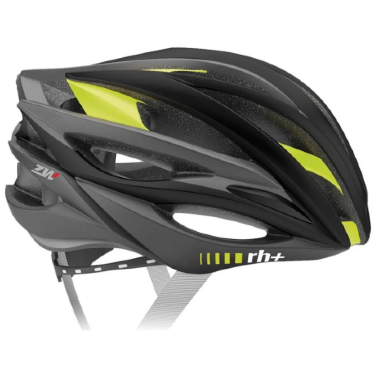Cyklistická prilba RH+ ZW, matt black matt yellow fluo · záber 1