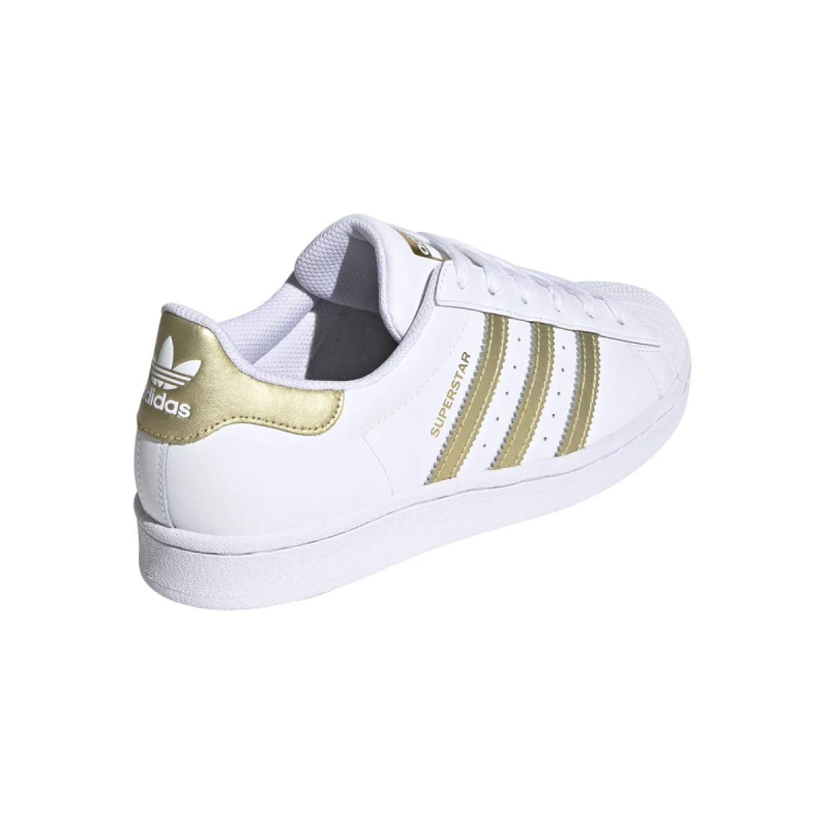 Dámska vychádzková obuv ADIDAS ORIGINALS Superstar cloud white gold metallic cloud white · záber 4